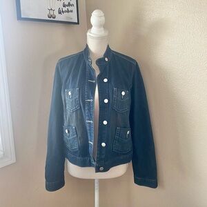 First Issue by Liz Claiborne dark denim jacket, Sz. L